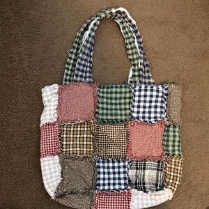 Patchwork Tote Bag - Multicolor
